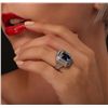 Image 2 : 14KT White Gold 2.74ct Tanzanite and Diamond Ring
