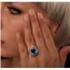 Image 3 : 14KT White Gold 2.74ct Tanzanite and Diamond Ring