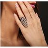 Image 1 : 14KT White Gold 1.49ctw Diamond Ring