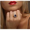 Image 2 : 14KT Yellow Gold 3.24ct Tanzanite and Diamond Ring