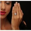 Image 1 : 14KT White Gold 2.10ctw Diamond Ring