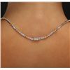 Image 3 : 18KT Two-Tone Gold 4.56ctw Diamond Necklace