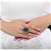 Image 1 : 14KT Yellow Gold 9.54ctw Sapphire and Diamond Ring
