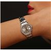 Image 2 : Ladies Rolex DateJust Stainless Steel Diamond Wristwatch