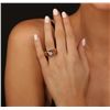 Image 1 : 14KT Rose Gold 0.70ct Diamond Solitaire Ring