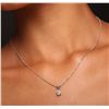 Image 2 : 14KT White Gold 0.75ct Diamond Pendant
