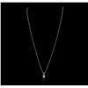 Image 5 : 14KT White Gold 0.75ct Diamond Pendant