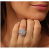 Image 3 : 14KT White Gold 4.38ctw Diamond Ring