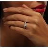Image 2 : 14KT White Gold 1.53ctw Diamond Ring
