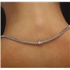 Image 3 : 18KT White Gold 22.61ctw Diamond Necklace