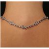 Image 3 : 14KT White Gold 3.82ctw Diamond Necklace