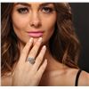 Image 2 : 14KT White Gold 1.06ctw Diamond Ring