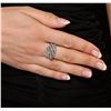Image 3 : 14KT White Gold 1.06ctw Diamond Ring