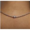 Image 3 : 18KT Two-Tone Gold 8.15ctw Diamond Necklace