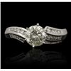 Image 4 : 14KT White Gold 1.26ct I-1/ J Diamond Ring