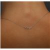 Image 3 : 14KT Two-Tone Gold 2.00ct Garnet and Diamond Pendant With Chain