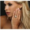 Image 1 : Platinum EGL Certified 4.78ctw Diamond Ring