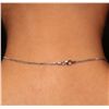 Image 3 : 14KT White Gold 3.75ct Emerald and Diamond Pendant With Chain