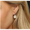 Image 3 : Platinum and 18KT Yellow Gold EGL Certified 3.79ctw Diamond Earrings