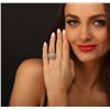 Image 1 : 18KT White Gold 8.06ctw EGL USA Certified Diamond Ring