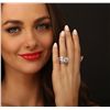 Image 2 : 18KT White Gold 8.06ctw EGL USA Certified Diamond Ring