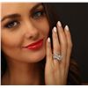 Image 3 : 18KT White Gold 8.06ctw EGL USA Certified Diamond Ring
