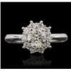 Image 4 : 14KT White Gold 1.20ctw Diamond Ring