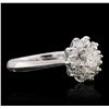 Image 5 : 14KT White Gold 1.20ctw Diamond Ring
