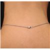 Image 3 : 14KT White Gold 3.47ct Tanzanite and Diamond Pendant With Chain