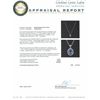 Image 6 : 14KT White Gold 3.47ct Tanzanite and Diamond Pendant With Chain
