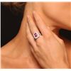 Image 3 : 14KT Two-Tone Gold 1.92ct Tourmaline and Diamond Ring