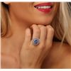 Image 3 : 14KT White Gold 3.60ct Tanzanite and Diamond Ring