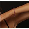 Image 1 : 14KT Rose Gold 17.82ctw Ruby and Diamond Bracelet