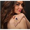 Image 3 : 14KT Yellow Gold 19.10ct GIA Certified Tanzanite and Diamond Ring