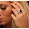 Image 1 : 14KT Two-Tone Gold 4.23ct Tanzanite and Diamond Ring
