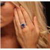 Image 3 : 14KT Two-Tone Gold 4.23ct Tanzanite and Diamond Ring