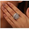 Image 2 : 14KT White Gold 1.58ctw Diamond Ring