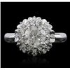 Image 4 : 14KT White Gold 1.81ctw Diamond Ring