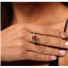 Image 3 : 14KT White Gold 2.70ct Citrine and Diamond Ring