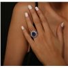 Image 3 : 14KT White Gold 5.17ct Tanzanite and Diamond Ring