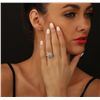Image 1 : 18KT White Gold 2.20ctw Diamond Ring