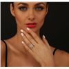 Image 2 : 18KT White Gold 2.20ctw Diamond Ring