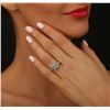 Image 3 : 18KT White Gold 2.20ctw Diamond Ring