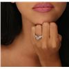 Image 2 : 18KT White Gold 1.63ctw Diamond Ring