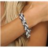 Image 3 : 18KT White Gold 17.08ctw Sapphire and Diamond Bracelet