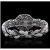 Image 6 : 18KT White Gold 17.08ctw Sapphire and Diamond Bracelet