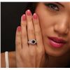 Image 2 : 14KT White Gold 1.58ct GIA Certified Orangy Brown Diamond Ring