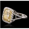 Image 8 : Platinum EGL Certified 11.06ctw Diamond Ring