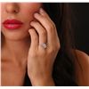 Image 3 : 18KT White Gold EGL Certified 1.52ctw Diamond Ring