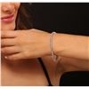 Image 2 : 14KT White Gold 5.76ctw Diamond Bracelet